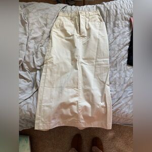 Vintage western khaki maxi skirt Lee wrangler